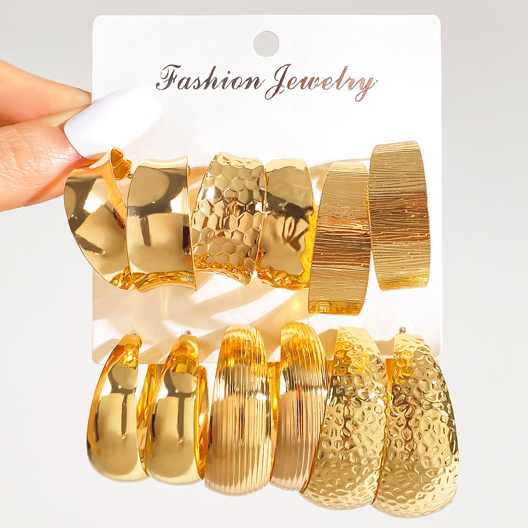 Dazzling Hoop Earrings