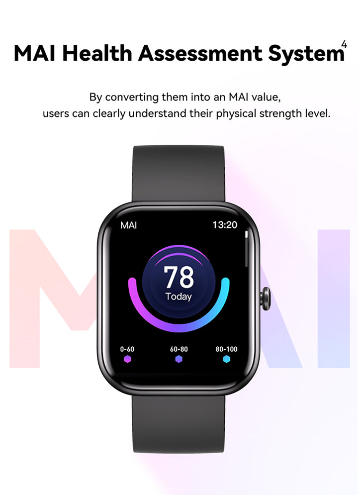 GTS6 Smartwatch - 2" HD Touch Screen Bluetooth GPS Sport Health & Fitness Tracker