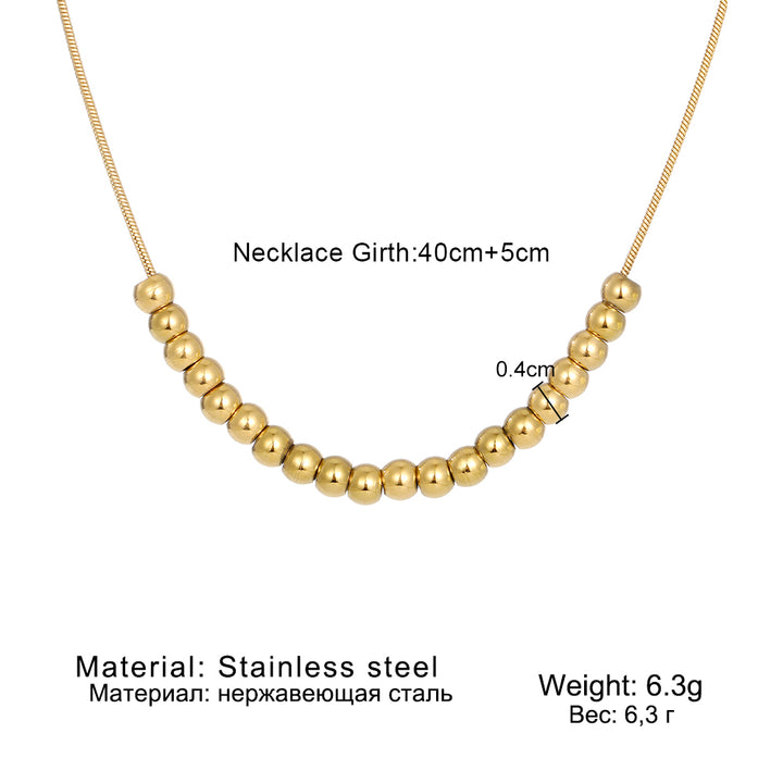 Ravishing Beaded Gold Necklace