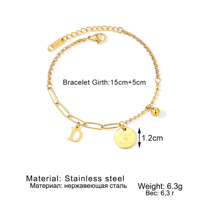 Radiant Gold Charm Bracelet