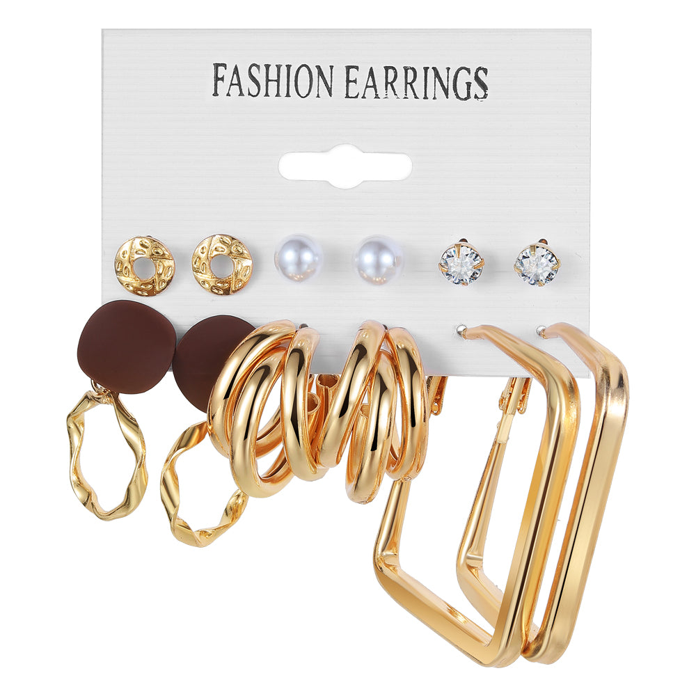 Stunning Studs and Hoop Earrings
