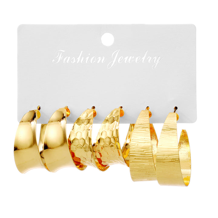 Adorable Trendy Hoops Earrings