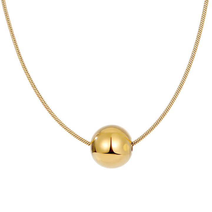 Elegant Necklace with Rounded Pendant