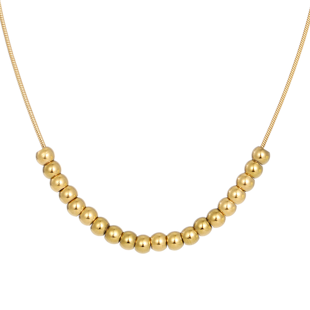 Ravishing Beaded Gold Necklace