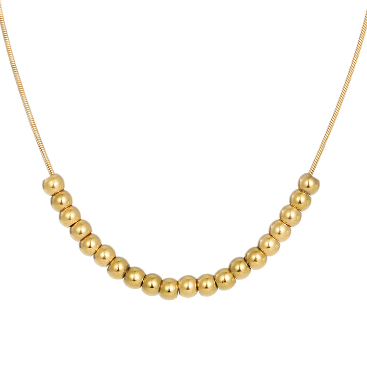 Ravishing Beaded Gold Necklace