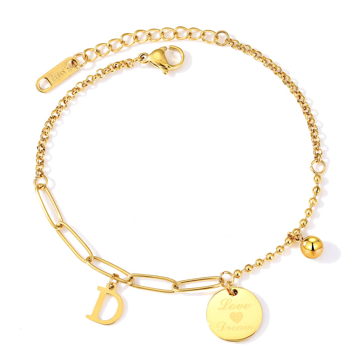 Radiant Gold Charm Bracelet
