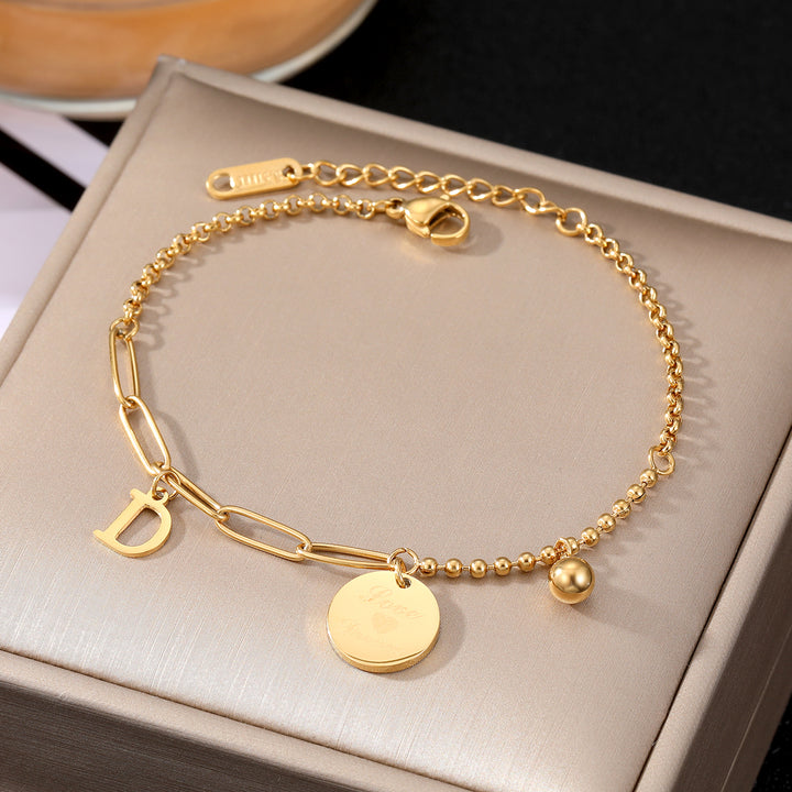 Radiant Gold Charm Bracelet
