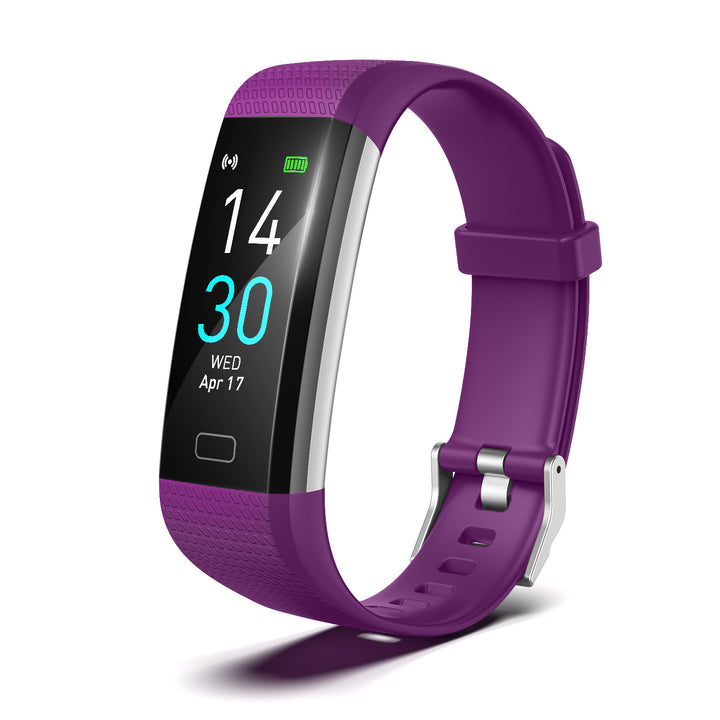 S5-4 Waterproof Fitness Watch/Health Bracelet for Android & IOS – Health & Fitness Tracker: 16 Sport Modes – 10 Color Smartwatch Straps