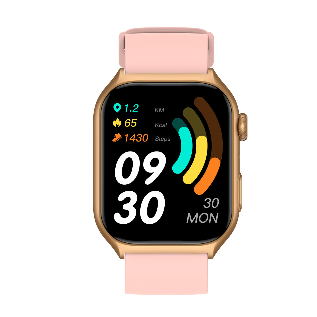 GTS7-Pro Women’s &amp; IOS – 2” HD Touch Screen – Built-in Bluetooth, GPS &amp; Alexa Technology – IP67 Waterproof – Health &amp; Fitness Tracker: 100 Sport Modes – 5 Color Smartwatch Straps – (Rose Gold)