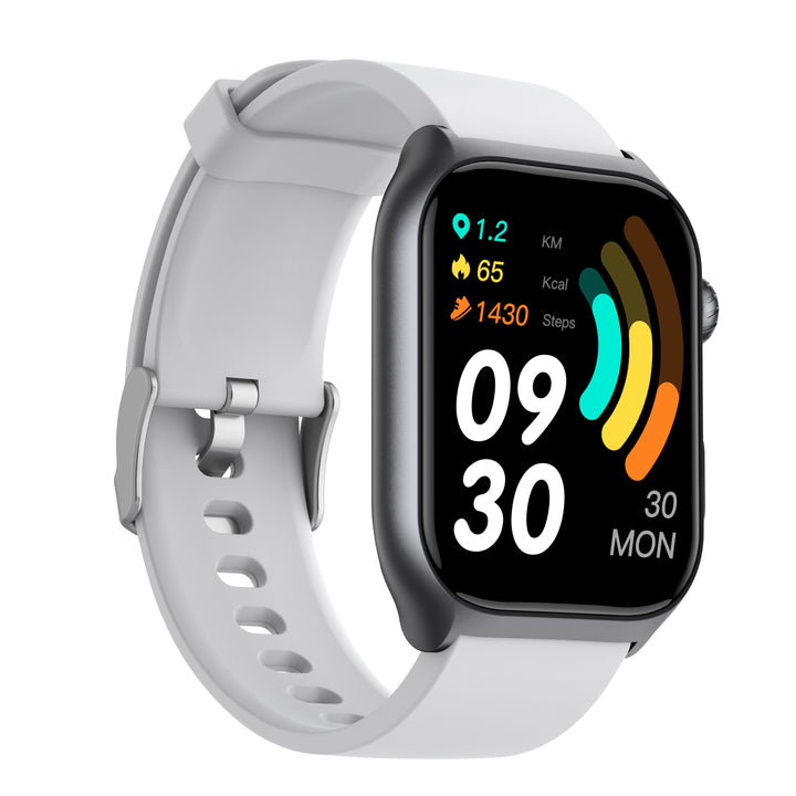 GTS7-pro: Women Smartwatch for Android & IOS – Sport Health & Fitness Tracker -light grey band