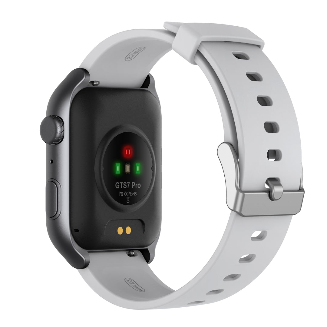 GTS7-pro: Women Smartwatch for Android & IOS – Sport Health & Fitness Tracker -light grey band