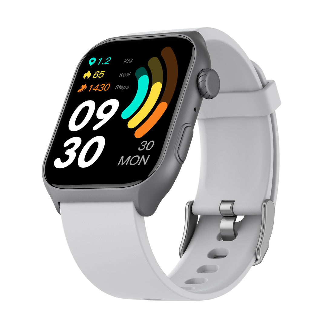 GTS7-pro: Women Smartwatch for Android & IOS – Sport Health & Fitness Tracker -light grey band