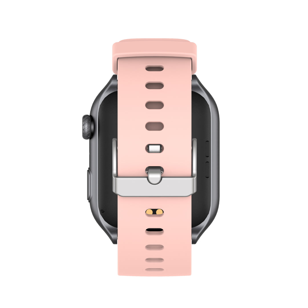 GTS7-Pro Women’s &amp; IOS – 2” HD Touch Screen – Built-in Bluetooth, GPS &amp; Alexa Technology – IP67 Waterproof – Health &amp; Fitness Tracker: 100 Sport Modes – 5 Color Smartwatch Straps – (Pink))