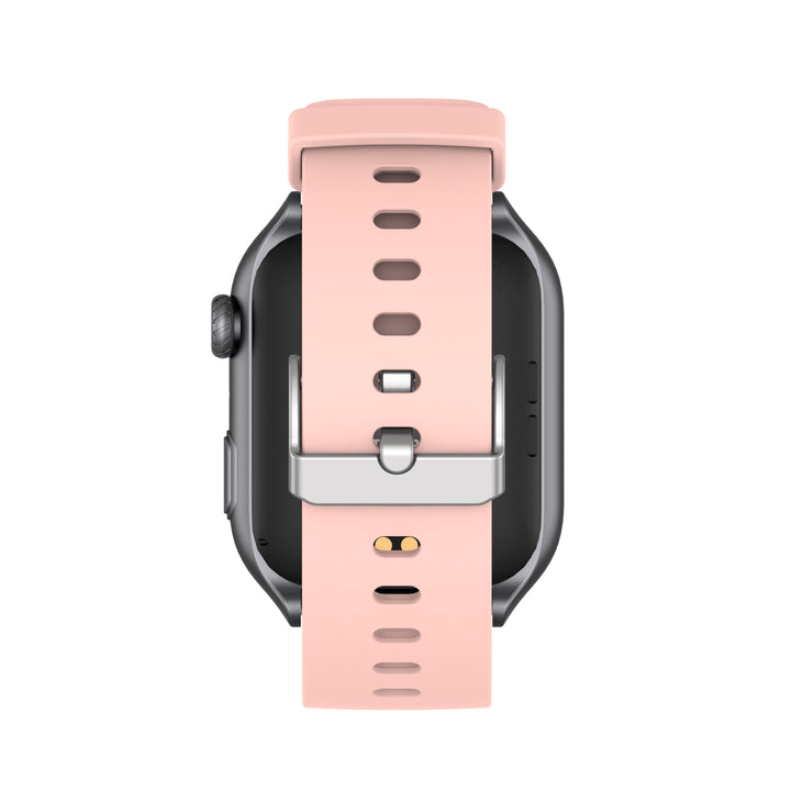 GTS7-Pro Women’s &amp; IOS – 2” HD Touch Screen – Built-in Bluetooth, GPS &amp; Alexa Technology – IP67 Waterproof – Health &amp; Fitness Tracker: 100 Sport Modes – 5 Color Smartwatch Straps – (Pink))