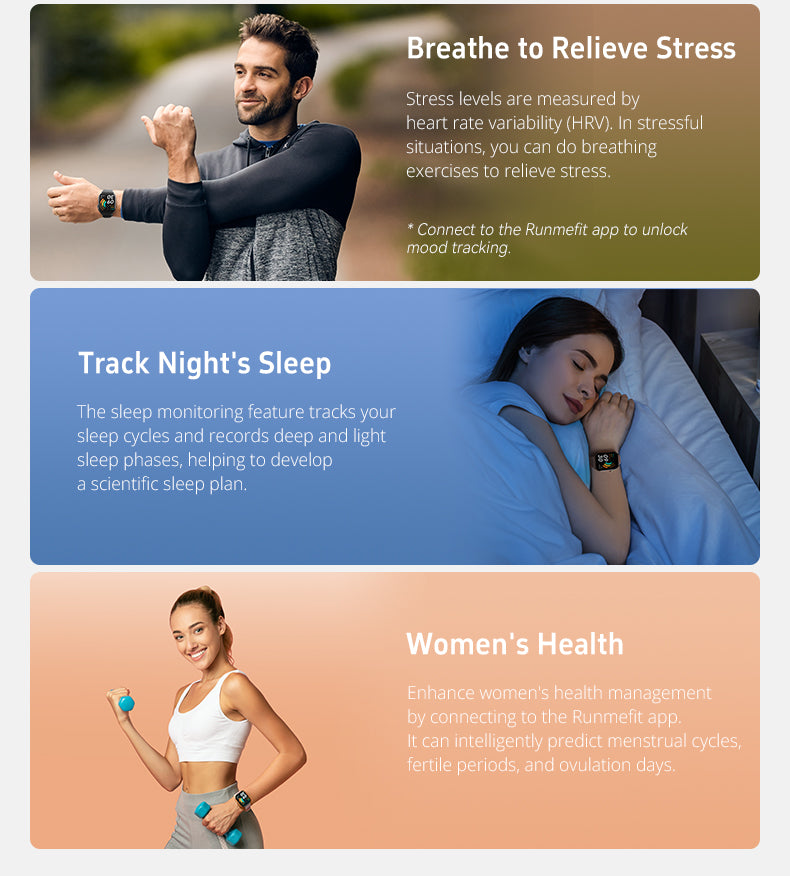 GTS7-pro: Women Smartwatch for Android & IOS – Sport Health & Fitness Tracker - leather band