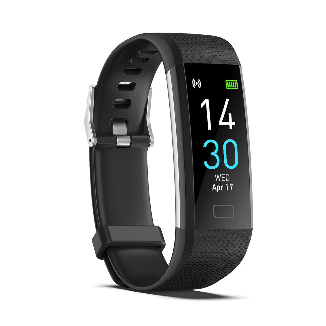 S5-4 Waterproof Fitness Watch/Health Bracelet for Android & IOS – Health & Fitness Tracker: 16 Sport Modes – 10 Color Smartwatch Straps