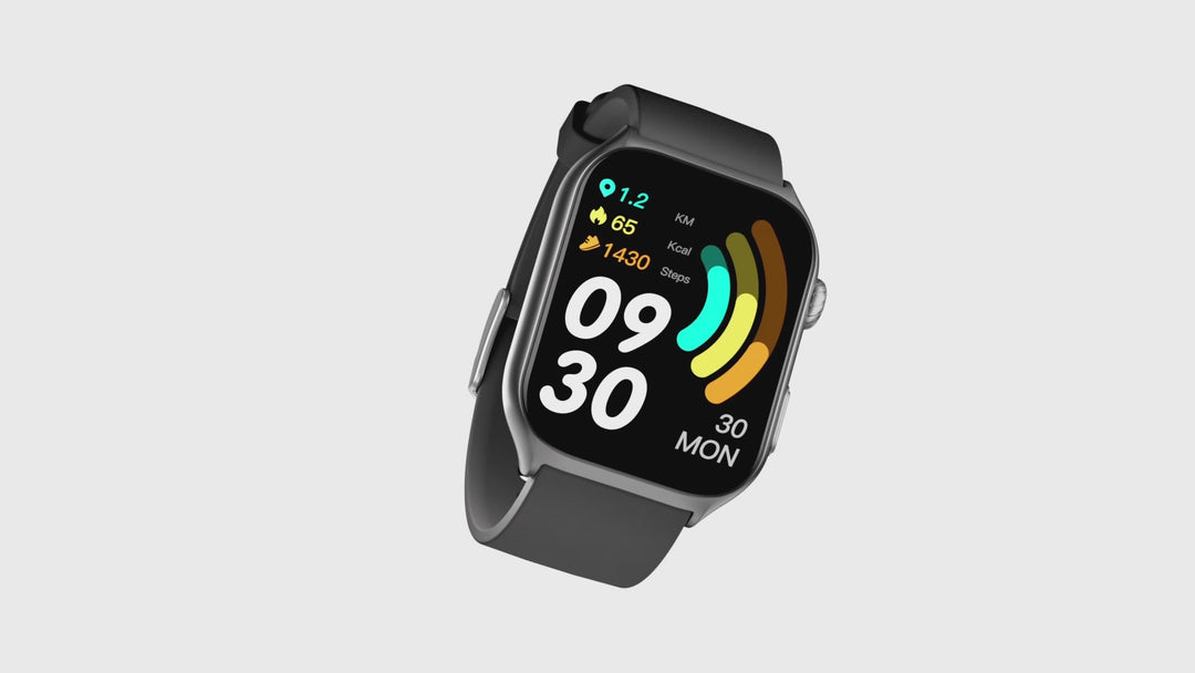 GTS7-pro: Men Smartwatch for Android & IOS – Sport Health & Fitness Tracker - black steel